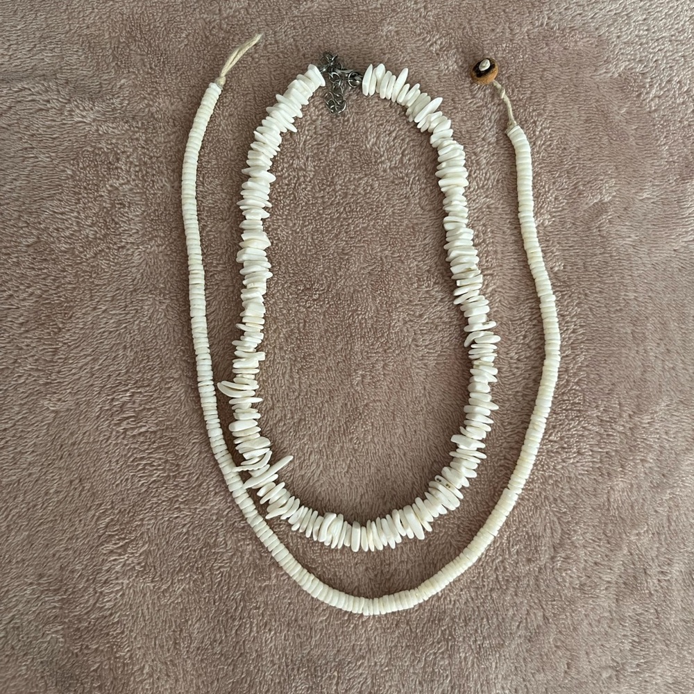 Shell necklaces